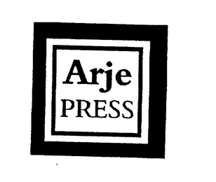 ARJE PRESS logo