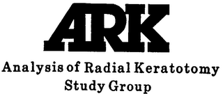 ARK ANALYSIS OF RADIAL KERATOTOMY STUDY GROUP logo