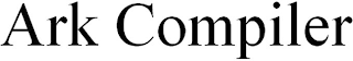 ARK COMPILER logo