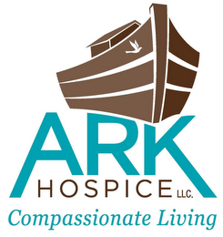ARK HOSPICE LLC. COMPASSIONATE LIVING logo