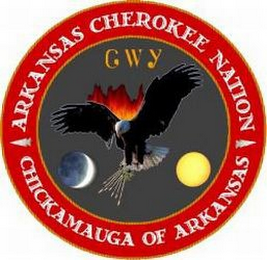 ARKANSAS CHEROKEE NATION; CHICKAMAUGA OF ARKANSAS; GWY logo
