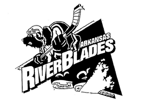 ARKANSAS RIVERBLADES logo