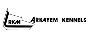 ARKAYEM KENNELS RKM logo