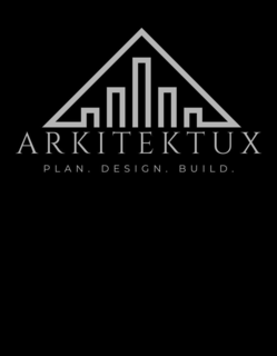 ARKITEKTUX PLAN. DESIGN. BUILD. logo