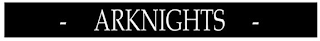 ARKNIGHTS logo