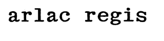 ARLAC REGIS logo