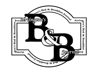 ARLINGTON'S B & B JOURNAL ARRINGTON'S BED & BREAKFAST JOURNAL logo