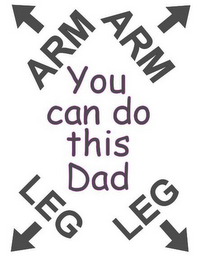 ARM ARM YOU CAN DO THIS DAD LEG LEG logo