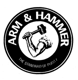 ARM & HAMMER THE STANDARD OF PURITY logo
