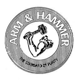 ARM & HAMMER THE STANDARD OF PURITY logo