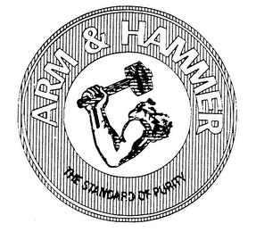 ARM & HAMMER THE STANDARD OF PURITY logo