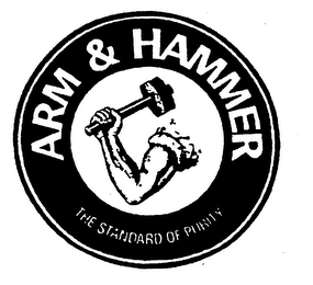 ARM & HAMMER THE STANDARD OF PURITY logo