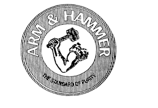 ARM & HAMMER THE STANDARD OF PURITY logo