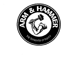 ARM & HAMMER THE STANDARD OF PURITY logo