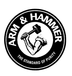 ARM & HAMMER THE STANDARD OF PURITY logo