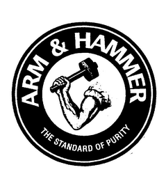 ARM & HAMMER THE STANDARD OF PURITY logo