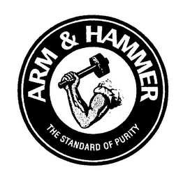 ARM & HAMMER - THE STANDARD OF PURITY logo