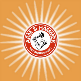ARM & HAMMER THE STANDARD OF PURITY logo
