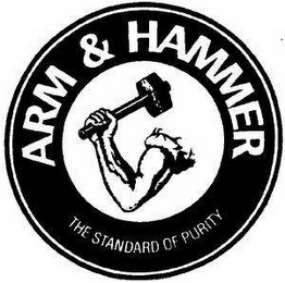 ARM & HAMMER THE STANDARD OF PURITY logo
