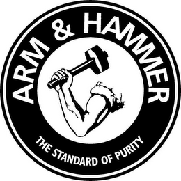 ARM & HAMMER THE STANDARD OF PURITY logo