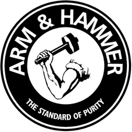 ARM & HAMMER THE STANDARD OF PURITY logo