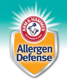 ARM & HAMMER THE STANDARD OF PURITY ALLERGEN DEFENSE logo