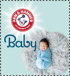 ARM & HAMMER THE STANDARD OF PURITY BABY logo
