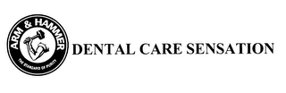 ARM & HAMMER THE STANDARD OF PURITY DENTAL CARE SENSATION logo