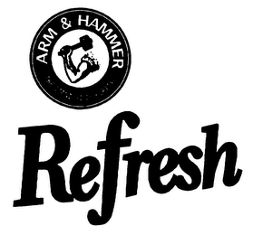 ARM & HAMMER THE STANDARD OF PURITY REFRESH logo