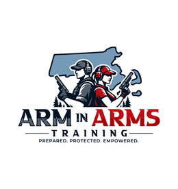 ARM IN ARMS TRAINING PREPARED. PROTECTED. EMPOWERED. logo