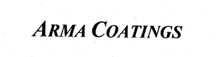 ARMA COATINGS logo