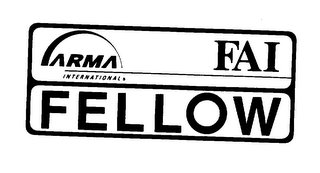 ARMA INTERNATIONAL FAI FELLOW logo