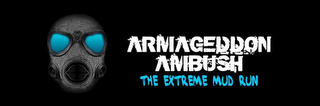ARMAGEDDON AMBUSH THE EXTREME MUD RUN logo