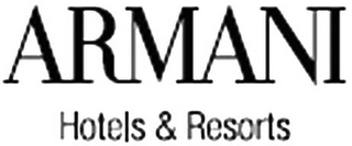 ARMANI HOTELS & RESORTS logo