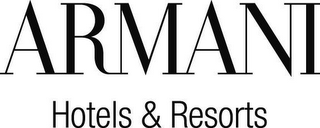 ARMANI HOTELS & RESORTS logo
