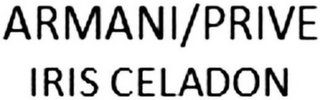 ARMANI/PRIVE IRIS CELADON logo