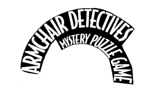 ARMCHAIR DETECTIVES MYSTERY PUZZLE GAME logo