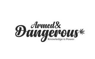 ARMED & DANGEROUS KNOWLEDGE IS POWER logo