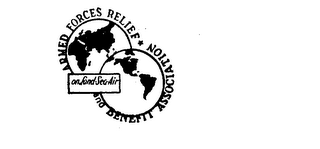 ARMED FORCES RELIEF AND BENEFIT ASSOCIATION ON LAND-SEA-AIR logo