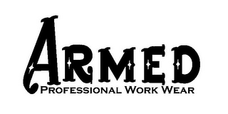 ARMED PROFESSIONAL WORK WEAR logo