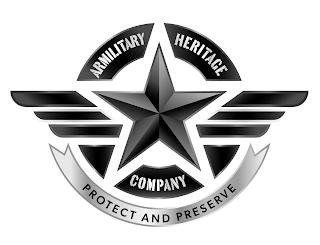 ARMILITARY HERITAGE COMPANY PROTECT AND PRESERVE logo