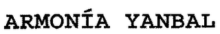 ARMONIA YANBAL logo