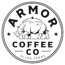 ARMOR COFFEE CO ALLEN TEXAS logo