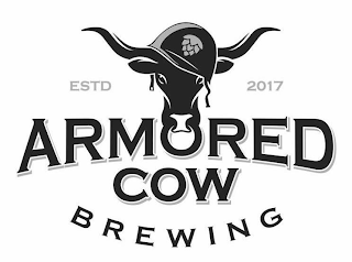 ARMORED COW BREWING ESTD 2017 logo