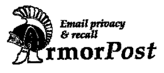 ARMORPOST EMAIL PRIVACY & RECALL logo