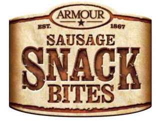 ARMOUR EST. 1867 SAUSAGE SNACK BITES logo