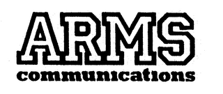 ARMS COMMUNICATIONS logo