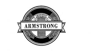 ARMSTRONG A QUALITY PRODUCT FROM NEW ZEALAND logo