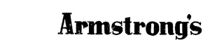 ARMSTRONG'S logo