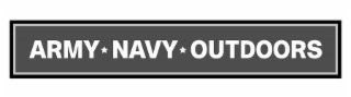 ARMY NAVY OUTDOORS logo